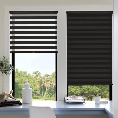 Zebra Shades Roller Blind Privacy Light Filtering Shades